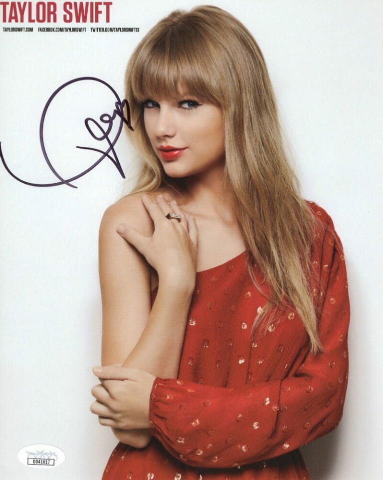 Taylor Swift’s Autograph-A Valuable Piece of History