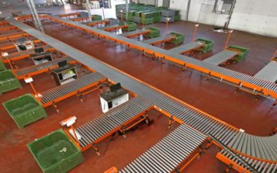 Increasing Warehouse Efficiency with a Gravity Conveyor Roller System That Minimizes Manual Labor